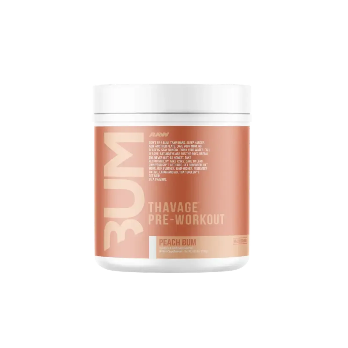 RAW Nutrition CBUM Thavage Pre-Workout 520g - Lozipper
