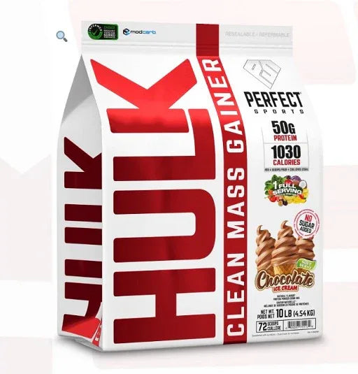 Perfect Sports Hulk Clean Mass Gainer - 4.54kg - Lozipper 