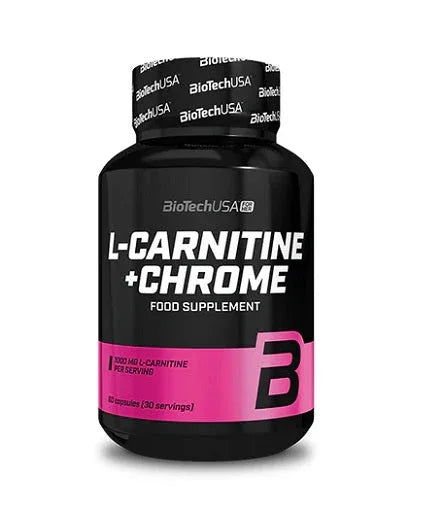 BioTech L-Carnitine + Chrome 60 Kapsel - Lozipper 