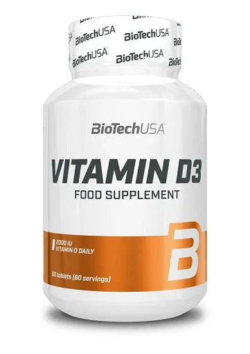 BioTech Vitamin D3 60 Tabletten - Lozipper 