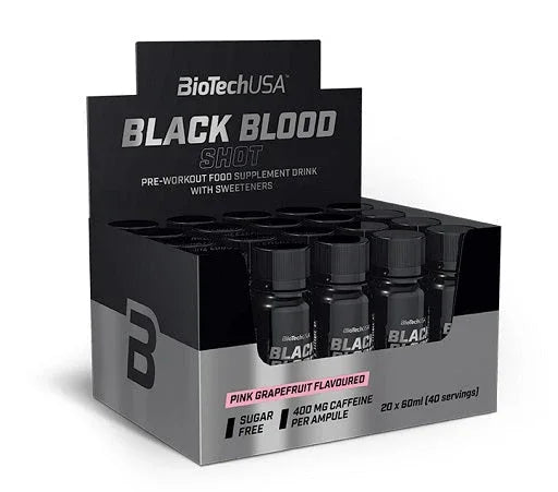 BioTech Black Blood Shot 20x60ml - Lozipper 