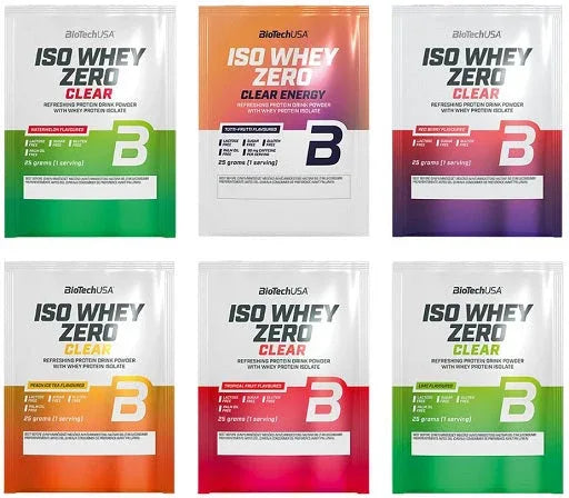 BioTech Iso Whey Zero Clear PROBEN 10x25g - Lozipper 