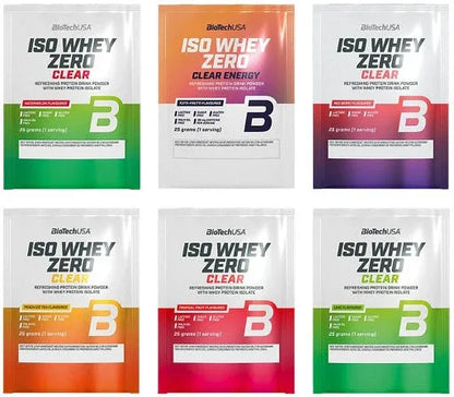 BioTech Iso Whey Zero Clear PROBEN 10x25g - Lozipper 