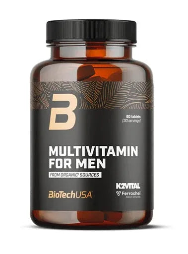 BioTech Multivitamin For Men from organic sources 60 Tabletten - Lozipper 