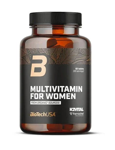 BioTech Multivitamin For Women from organic sources 60 Tabletten - Lozipper 