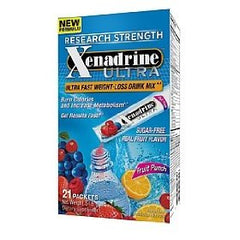 Xenadrine Ultra, Fruit Punch - 21 packets