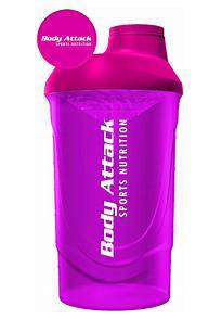 Body Attack Shaker 600ml Schwarz