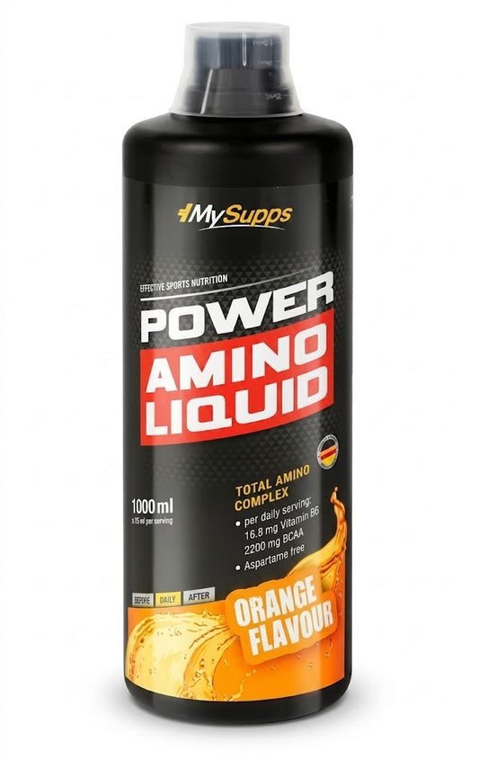 MySupps Power Amino Liquid 1000ml Orange