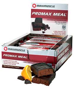 Promax Meal Bar, Chocolate - 12 bars
