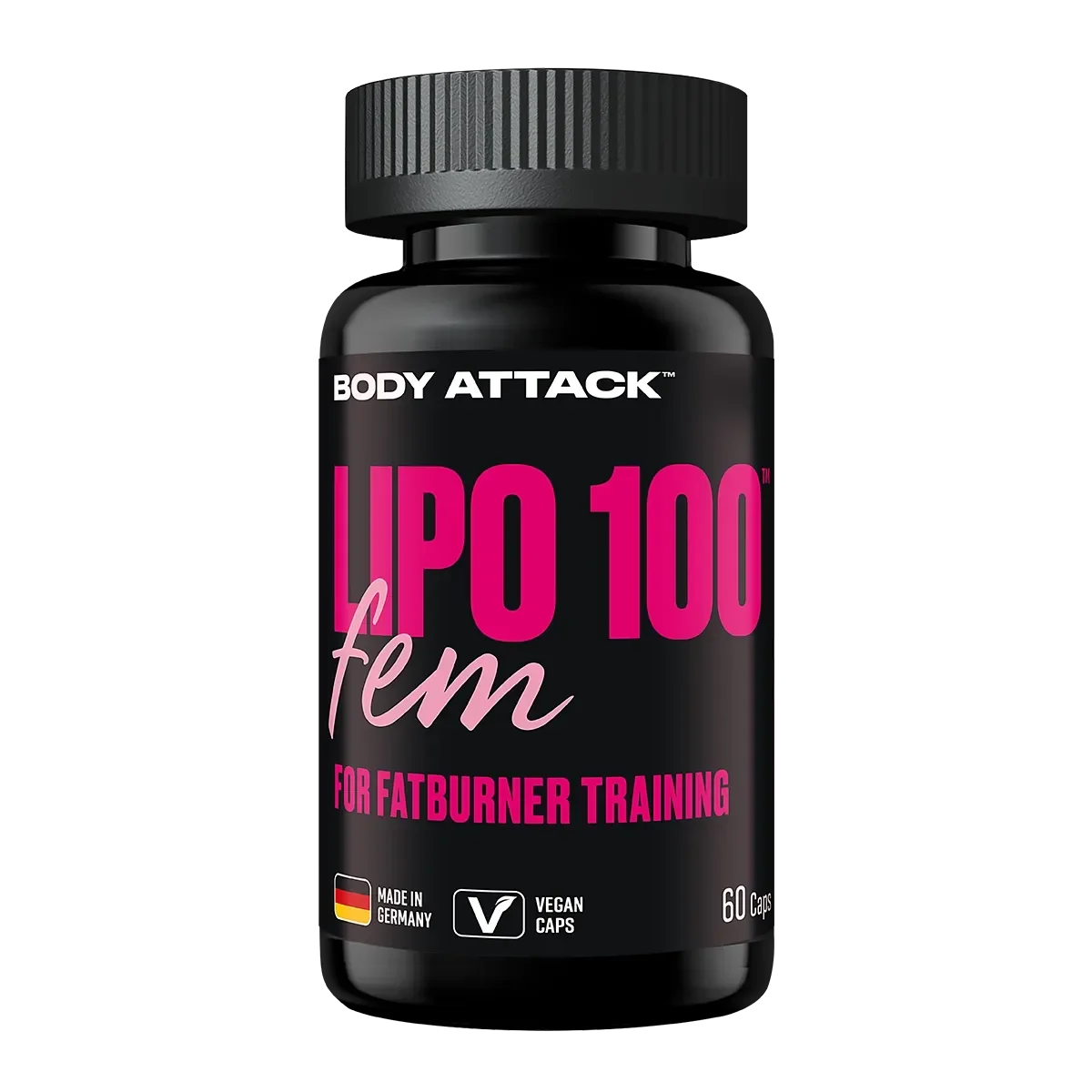 Body Attack Lipo100 Fem - 60 Kapseln