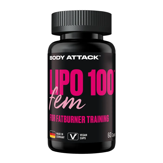 Body Attack Lipo100 Fem - 60 Kapseln