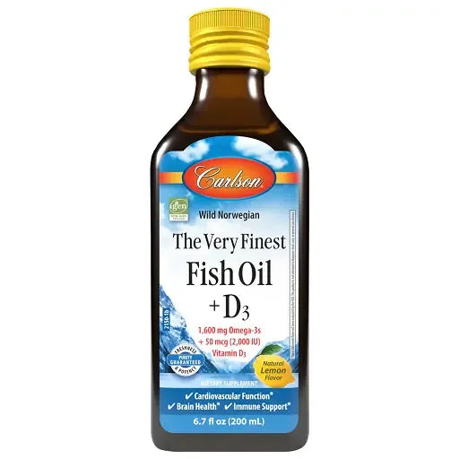 Carlson Labs The Very Finest Fish Oil - 200ml - Lozipper 