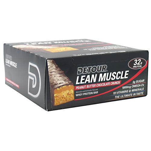 Detour Lean Muscle Bars, Caramel - 12 bars