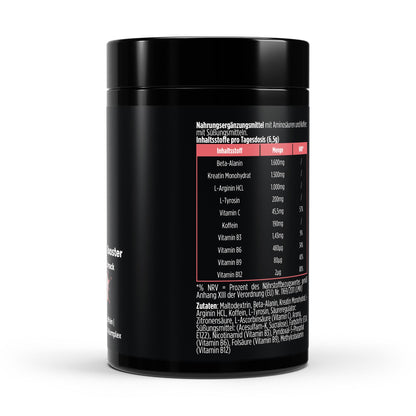 Pre-Workout Booster Himbeere - 520g