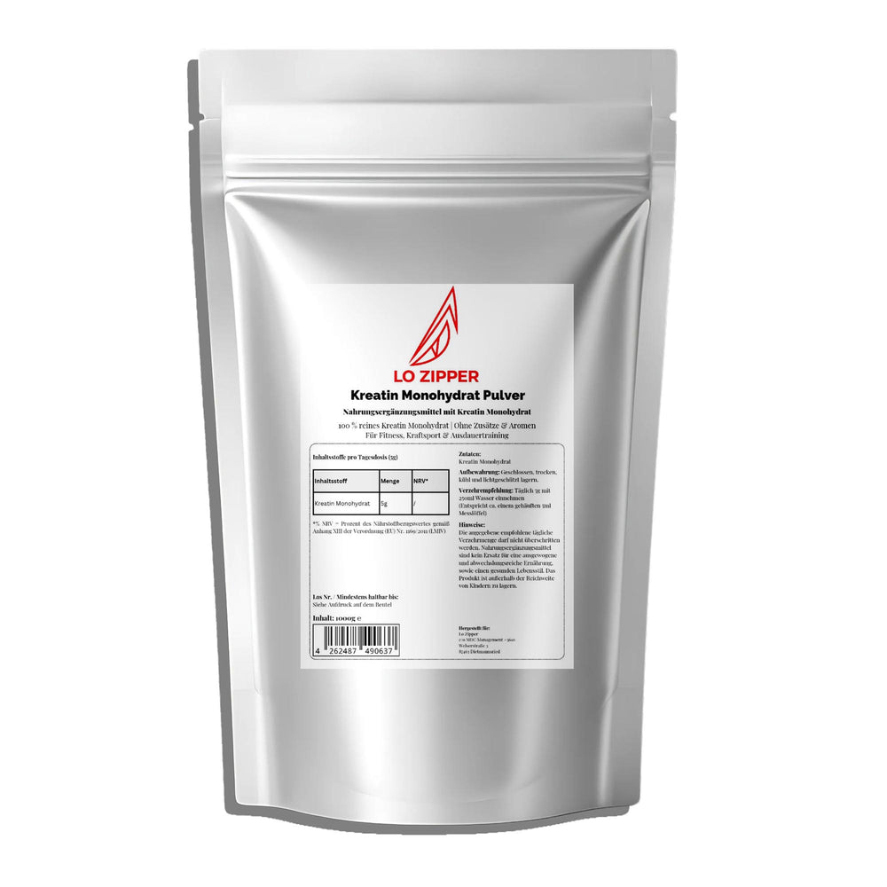 Kreatin Monohydrat - 1000g Doypack