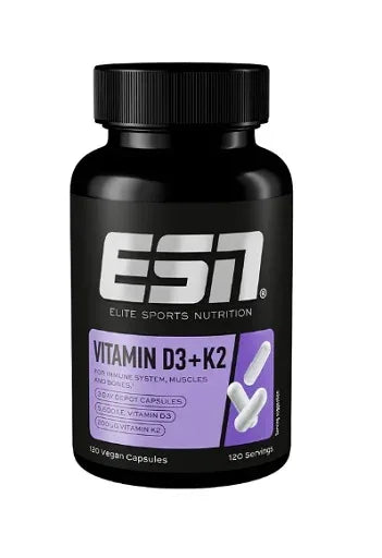 ESN Vitamin D3 + K2 120 Kapsel - Lozipper 