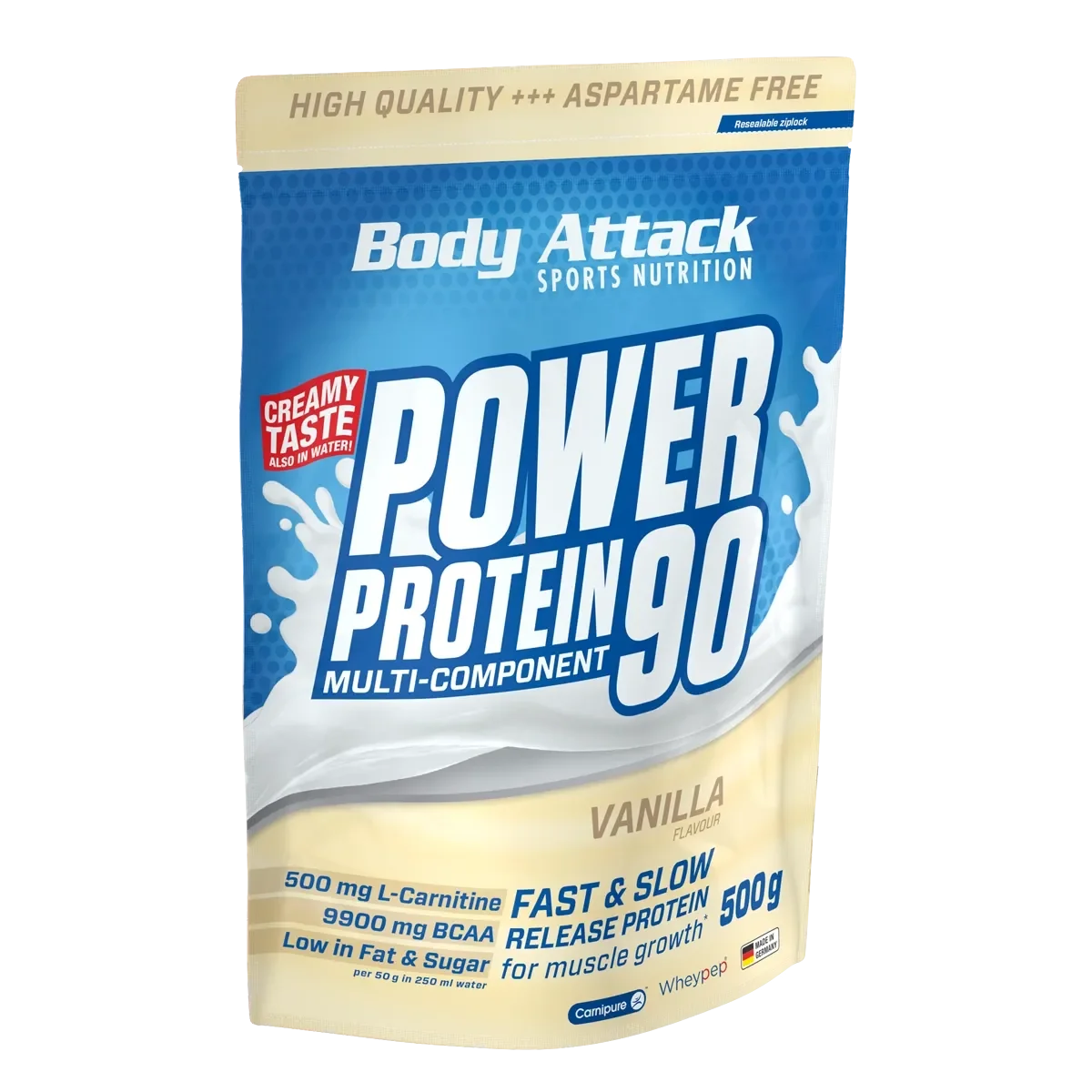 Body Attack Power Protein 90 500g Chocolate Nut-Nougat
