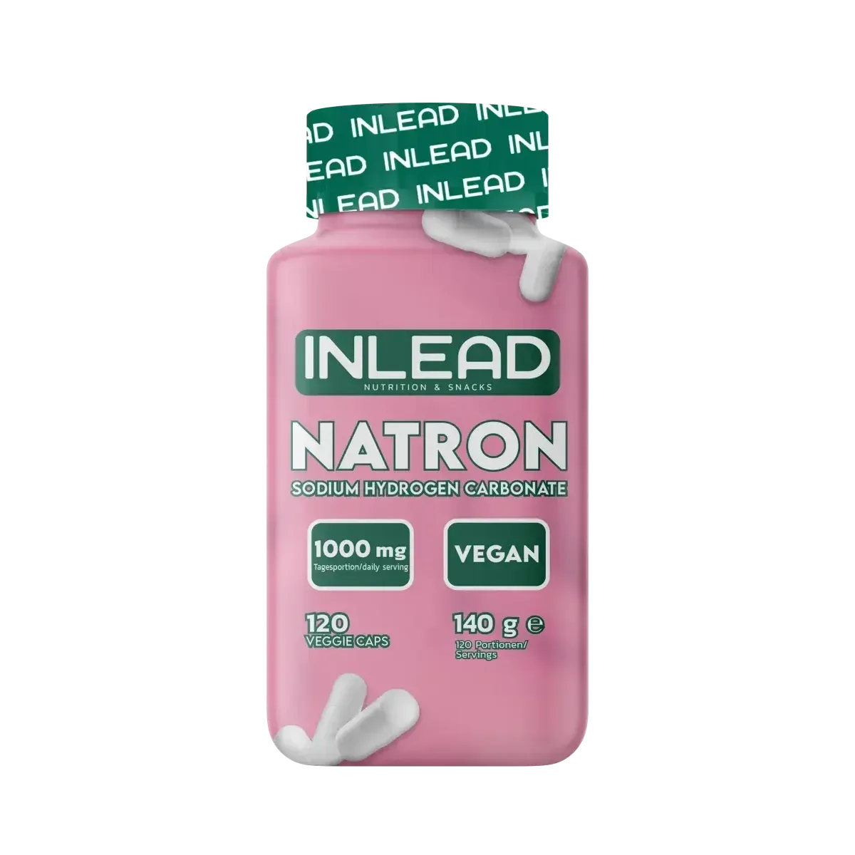 INLEAD Natron 1000mg 120 Kapseln - Lozipper 