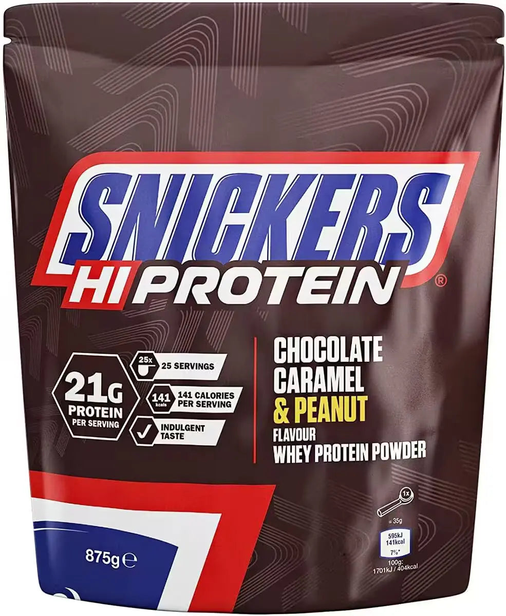 Snickers Protein Powder 875g/455g - Chocolate, Caramel & Peanut