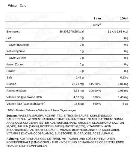 XXL Nutrition Energize! Energy Drink 6x330ml - Lozipper 