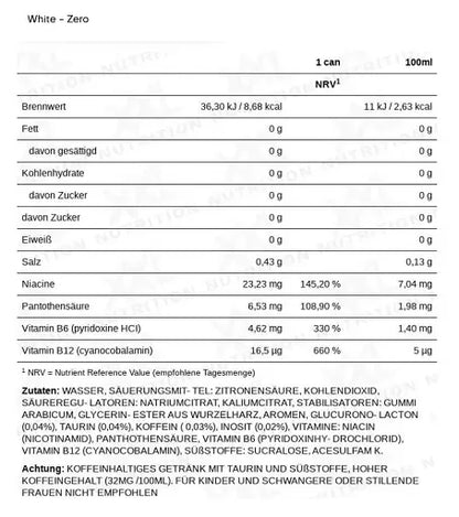 XXL Nutrition Energize! Energy Drink 6x330ml - Lozipper 