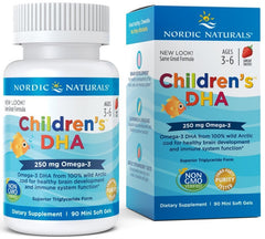 Children's DHA, 250mg Omega-3 (Strawberry) - 90 mini softgels