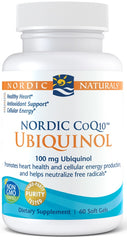 Nordic CoQ10 Ubiquinol, 100mg - 60 softgels