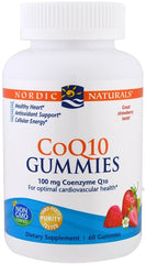 CoQ10 Gummies, 100mg Strawberry - 60 gummies