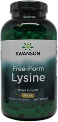 Lysine, 500mg Free-Form - 300 caps
