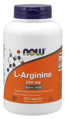 L-Arginine, 500mg - 250 caps