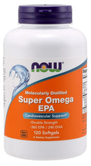 Super Omega EPA Molecularly Distilled - 120 softgels