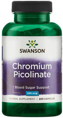 Chromium Picolinate, 200mcg - 200 caps