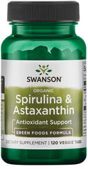 Spirulina & Astaxanthin - 120 veggie tablets