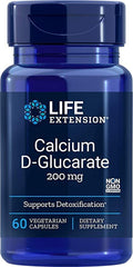 Calcium D-Glucarate, 200mg - 60 vcaps