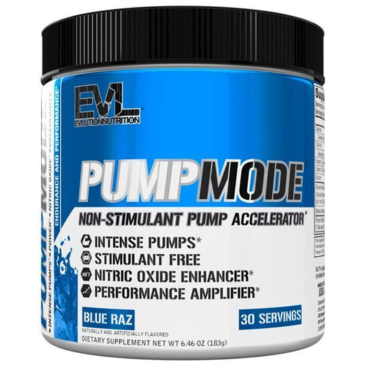 PumpMode Powder, Blue Raz (EAN 818901020467) - 183g