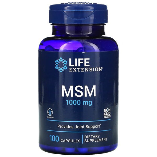 MSM, 1000mg - 100 caps