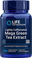 Lightly Caffeinated Mega Green Tea Extract - 100 vcaps