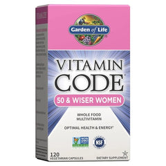 Vitamin Code 50 & Wiser Women - 120 vcaps