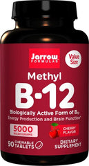 Methyl B-12, 5000mcg (Cherry) - 90 chewable tabs