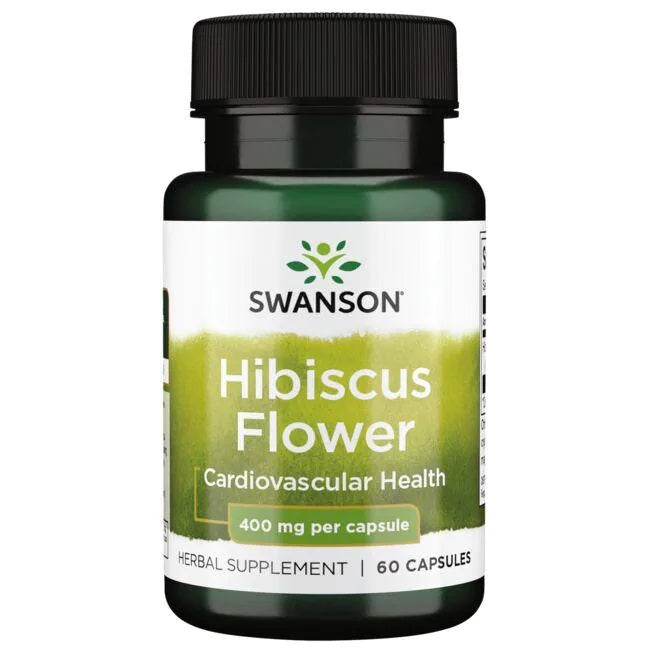 Hibiscus Flower, 400mg - 60 caps