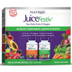 Organic JuiceFestiv, Daily Fruits & Veggies - 60 + 60 caps