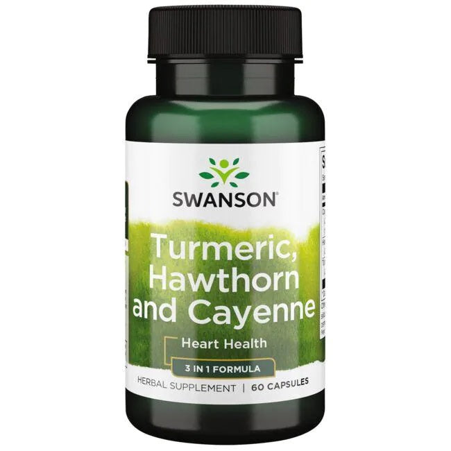 Turmeric, Hawthorn and Cayenne - 60 caps