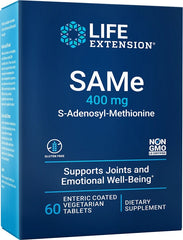 SAMe S-Adenosyl-Methionine, 400mg - 60 enteric coated tabs