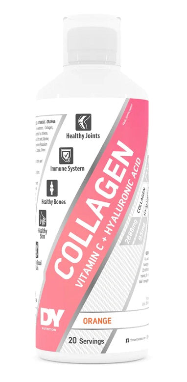 Liquid Collagen + Vitamin C + Hyaluronic acid, Orange - 500 ml.
