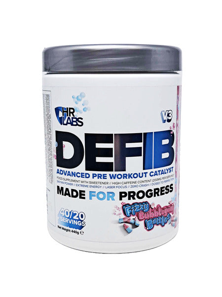 Defib Advanced Pre Workout Catalyst, Fizzy Bubblegum Bottles - 440g