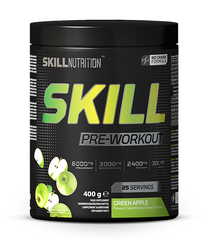 Skill Pre-Workout, Green Apple - 400-412g