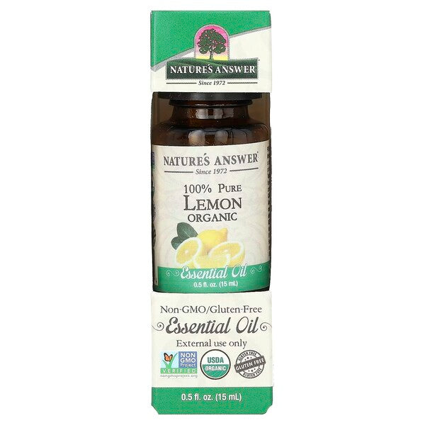 100% Pure Lemon Essential Oil - 15 ml.
