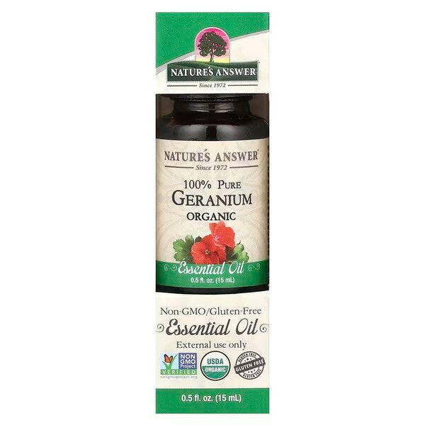 100% Pure Geranium Essential Oil - 15 ml.