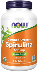 Spirulina, 500mg - 500 tabs
