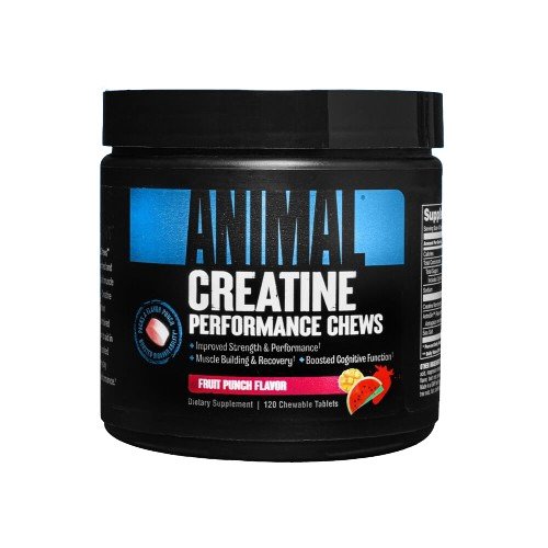 Animal Creatine Chews, Fruit Punch - 120 Kautabletten
